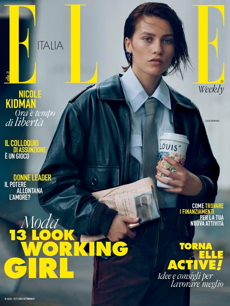 LUCIA BEKAVAC | LOUIS VUITTON | COVER | ELLE ITALIA